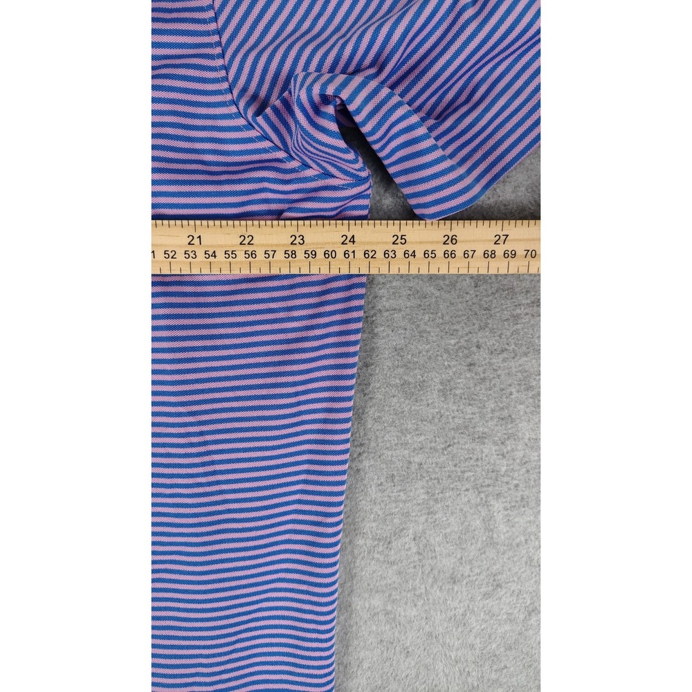 Holderness & Bourne Maxell Polo Mens XL Striped Tailored Fit Fiji & Nevis Shirt - Picture 5 of 9